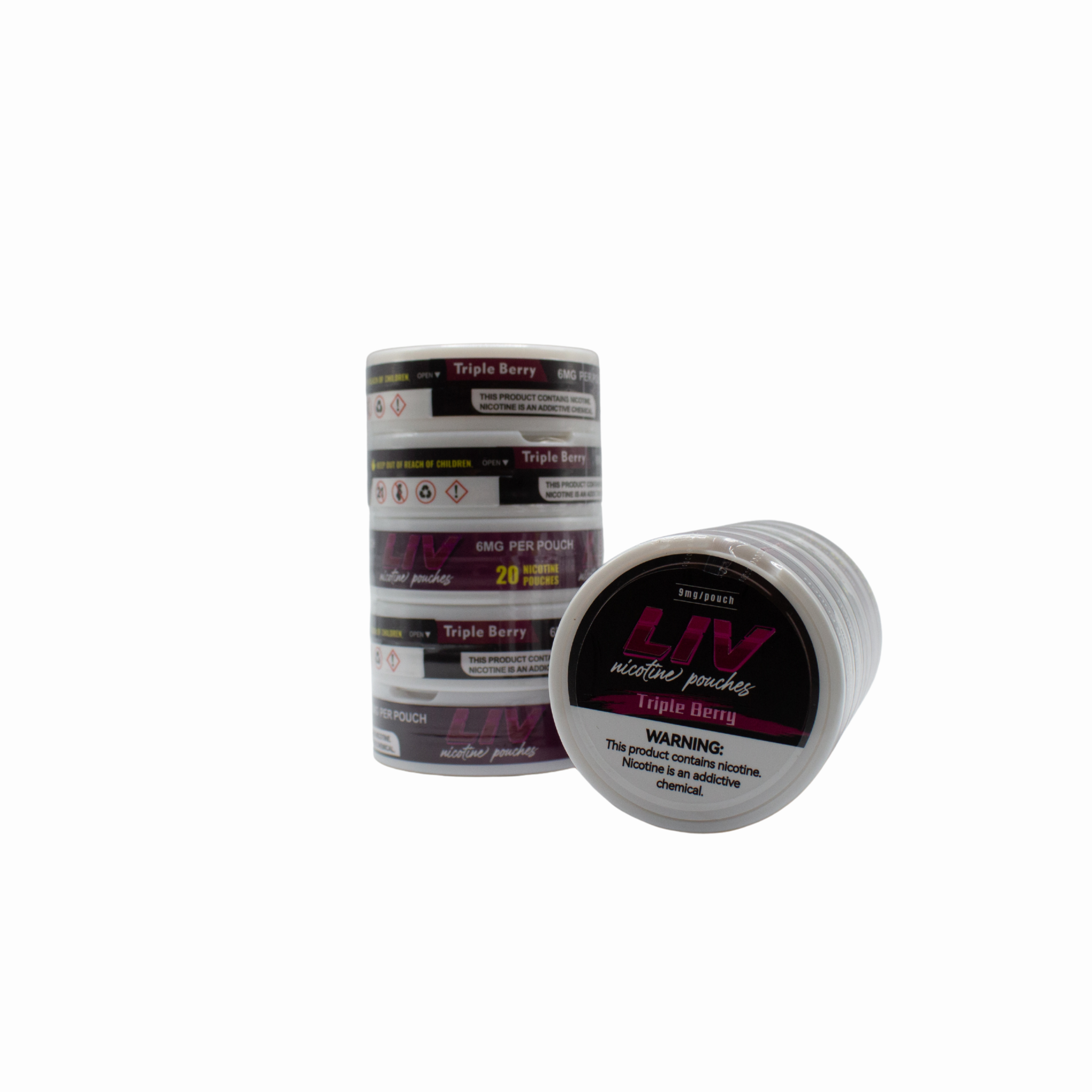 LIV Triple berry 6mg - Roll